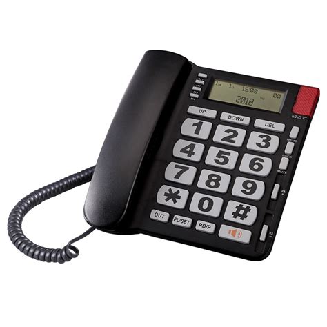 Senior Phone Big Button Corded Telephone with Display - Shenzhen EAST LINE - OEM Phone Factory