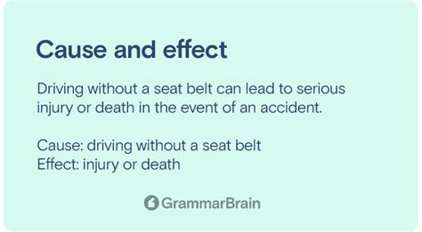 Understanding Cause And Effect Sentence Examples And Essay Sample