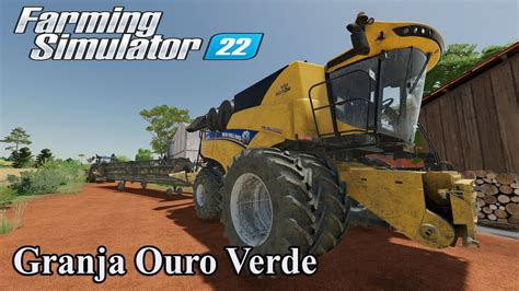 Farming Simulator Granja Ouro Verde Colheita Da Aveia Youtube