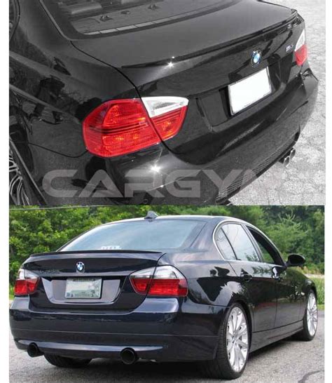 Bmw E90 3 Series M3 Style Carbon Fiber Rear Trunk Lip Spoiler Cargym