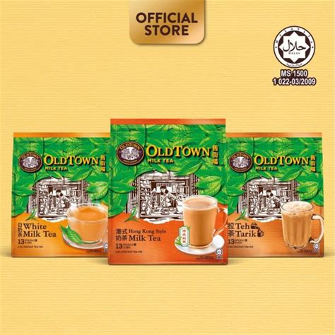 OLDTOWN Instant 3in1 Premix Milk Tea 13 Sticks HALAL 1x Teh Tarik