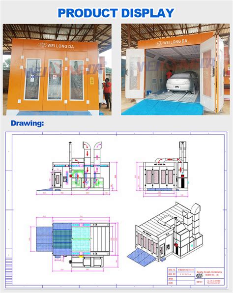 Wld9000au Luxury Australia Spray Booth For Car Paint Booth