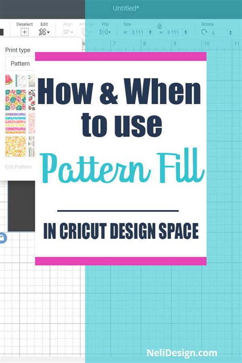 How to fill a shape with a pattern and upload new patterns in Cricut ...