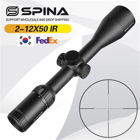 Spina Optics Mira Telesc Pica Hd X Para Rifle De Caza Ret Cula