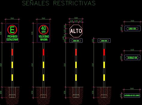 Road Marking Cad Block