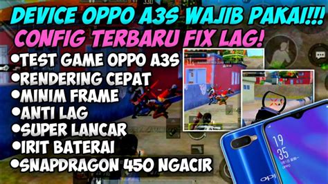 Config Pubg Mobile Terbaru Device Oppo A S Wajib Pakai Agar Lancar Main