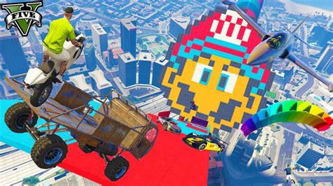 GTA V Online O VAI E VOLTA Do MARIO MEGA RAMPA DAS MITAGENS YouTube