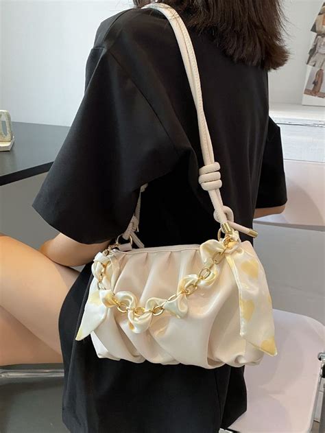 Minimalist Ruched Bag Bags Women Leather Women