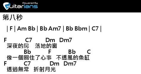 杜宣達 第八秒 結他譜 Chord譜 吉他譜 曲 Ewen 貳文 詞 鏡千