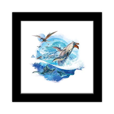 Gallery Pops Avatar: The Way of Water - Pandora Wildlife Badge Framed Art Print