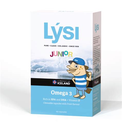 Omega 3 Masticable Niños Lýsi Costa Rica