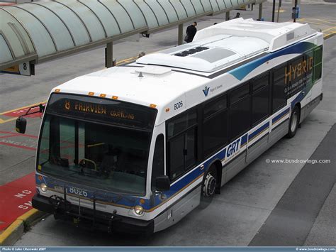 Busdrawings Grand River Transit Novabus Low Floor