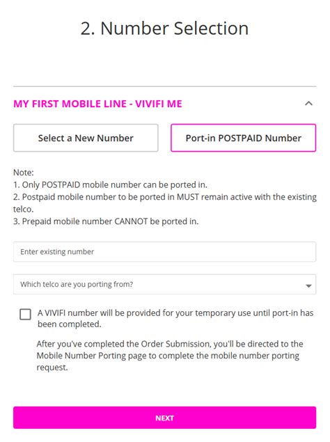 Guide On Mobile Number Porting New Customers VIVIFI