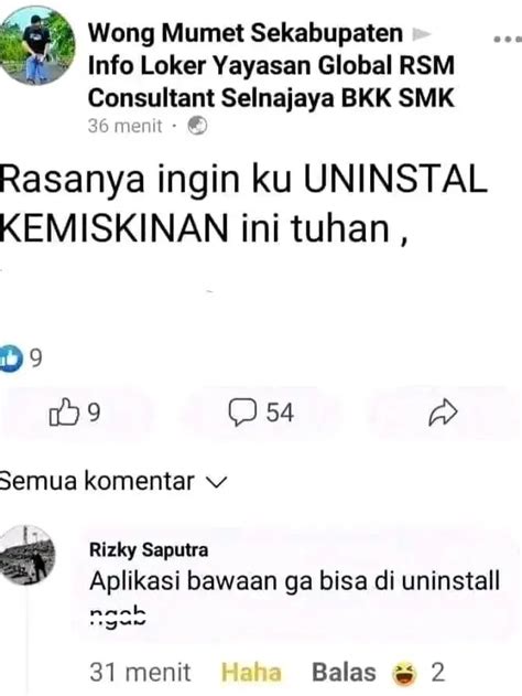 10 Momen Kocak Warga Facebook Balas Komentar Ini Bikin Tepuk Jidat