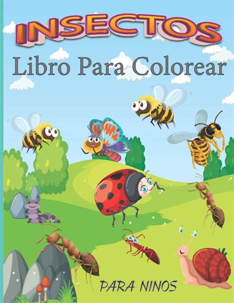 Buy Libro Para Colorear de Insectos Para Niños de 4 a 8 años Colorear