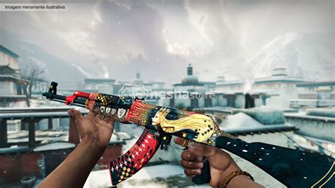 AK 47 StatTrak Imperatriz Pouco Usada