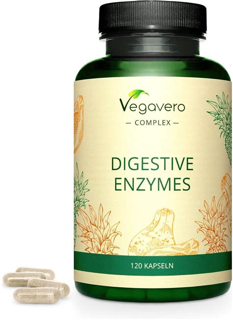 Enzymes Digestives Vegavero VEGAN NATUREL Bromélaïne Papaïne