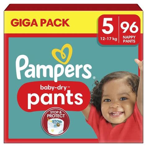 Pampers Baby Dry Pants Taille Couches Culottes Kg