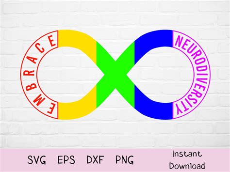 Embrace Neurodiversity Svg Neurodiversity Svg Autism Svg Etsy