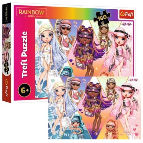 Trefl Puzzle Rainbow High Wesołe Przyjaciółki 160 Puzzle Zabawki