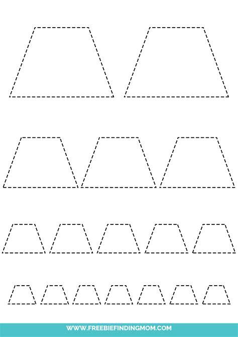 Free Printable Trapezoid Shape