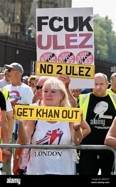 London Uk Protesters Gathered Outside The Houses Of Parliament To