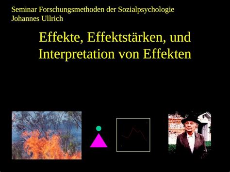 PPT Effekte Effektstärken und Interpretation von Effekten Seminar