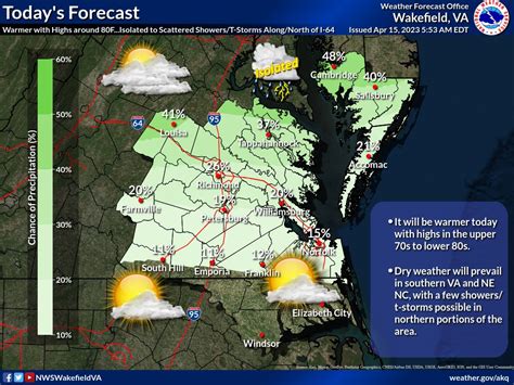 NWS Wakefield on Twitter: "Good morning! It will be warmer (highs ...