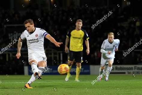 Billy Sharp Sheffield United Scores His Editorial Stock Photo - Stock ...