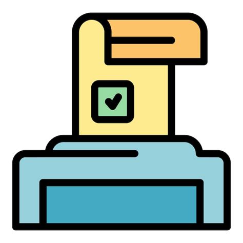 Icono De Cabina De Votación Vector De Contorno Voto Electoral Personas