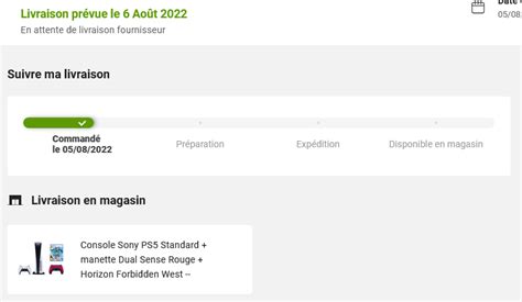 J ai commandé ma console ce matin chez la Fnac mais sur le forum