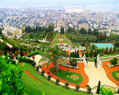 Haifa Bahai Gardens Fire | Fasci Garden