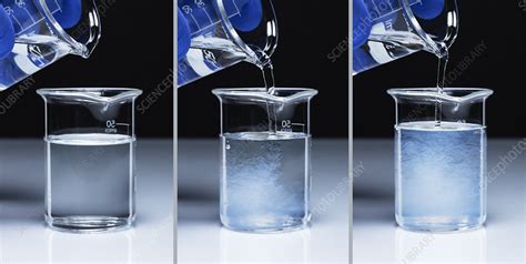 Calcium Fluoride Precipitate Stock Image C052 7717 Science Photo Library