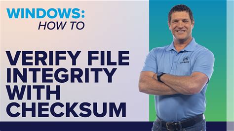 How To Verify File Integrity With Checksum Using Powershell Youtube