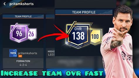 How To Increase Team Ovr Fast In Fifa Mobile Best Way To Increase