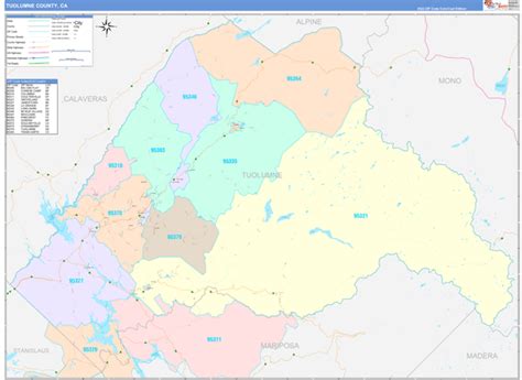 Map Books of Tuolumne County California - marketmaps.com