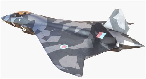 BAE Systems Tempest Future Concept Jet Fighter 2035 Camouflage 1 3D