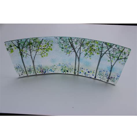 Decorative Glass Art | 'Bluebell Woodlands' by Rebecca Mansbridge