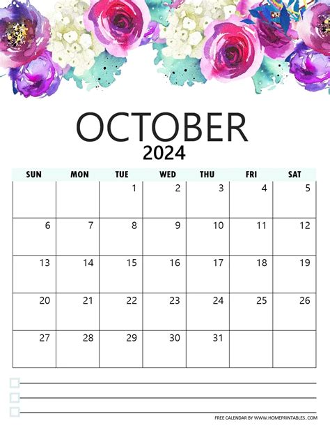 Floral 2024 Calendar Printable Pdf Beautiful Templates Artofit