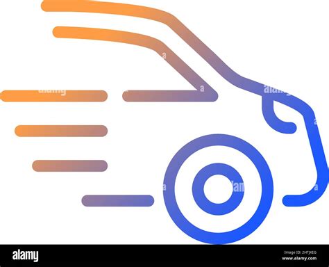 Car Gradient Linear Vector Icon Stock Vector Image And Art Alamy