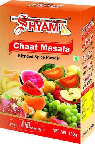 Shyam Dhani Packed Chaat Masala Packaging Type Box Rs Pack Id