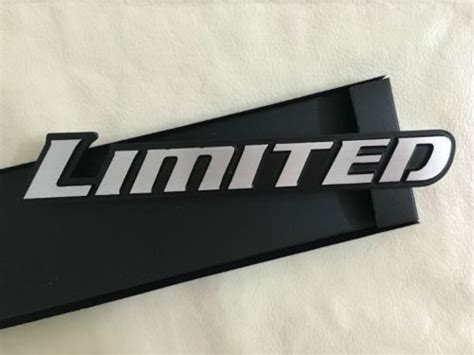 Purchase Universal Limited Brushed Sticker D Metal Logo Badge Decal