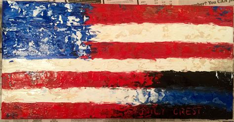 Rustic American Flag Painting at PaintingValley.com | Explore ...