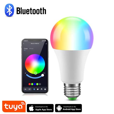 L Mpada LED Tuya Bluetooth Escurecimento Inteligente Controle De