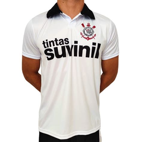 Camisa Corinthians Retro Copa Do Brasil Masculino Camisa Retr