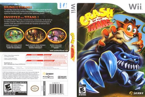 Games Covers Crash Of The Titans Wii