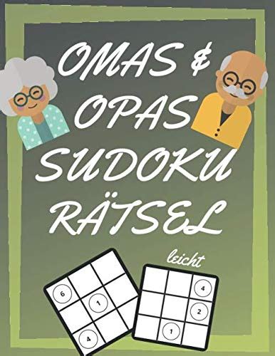 Omas und Opas Sudoku Rätsel 200 Seiten mit leicht Sudoku inklusive