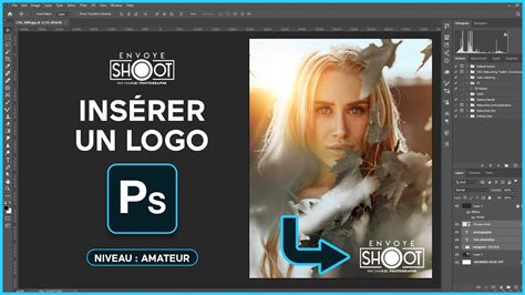 Ins Rer Un Logo Une Image Dans Photoshop Youtube