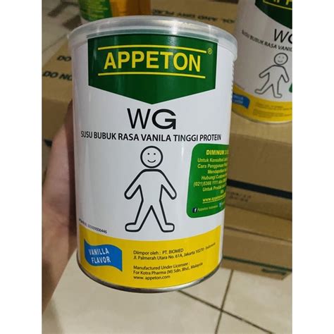 Jual Appeton Weight Gain Adult 450 Gram Rasa Coklat Vanila Susu Gemuk