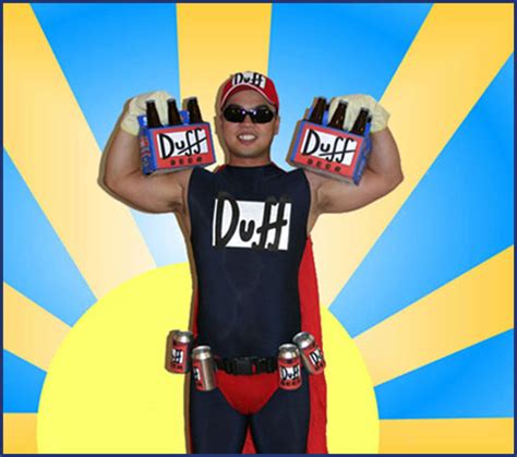 SuperDuper Homemade Duffman Costume